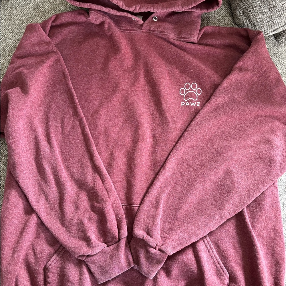 Pawz Maroon Hoodie
